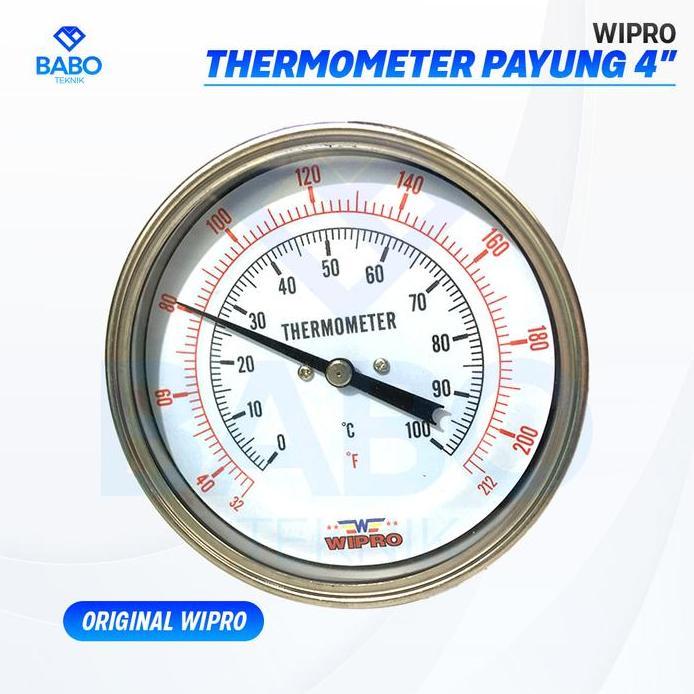 Wipro Thermometer Payung 4 Inch / Thermometer Bimetal Payung