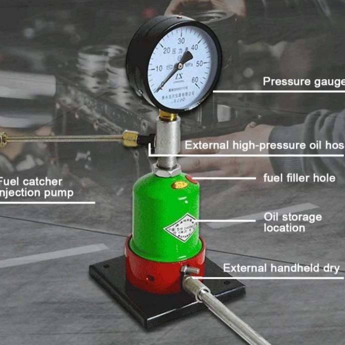 YOUNGWE Injector Nozzle Pressure Tester Mobil Calibrator Alat tester Injektor injeksi  Mobil