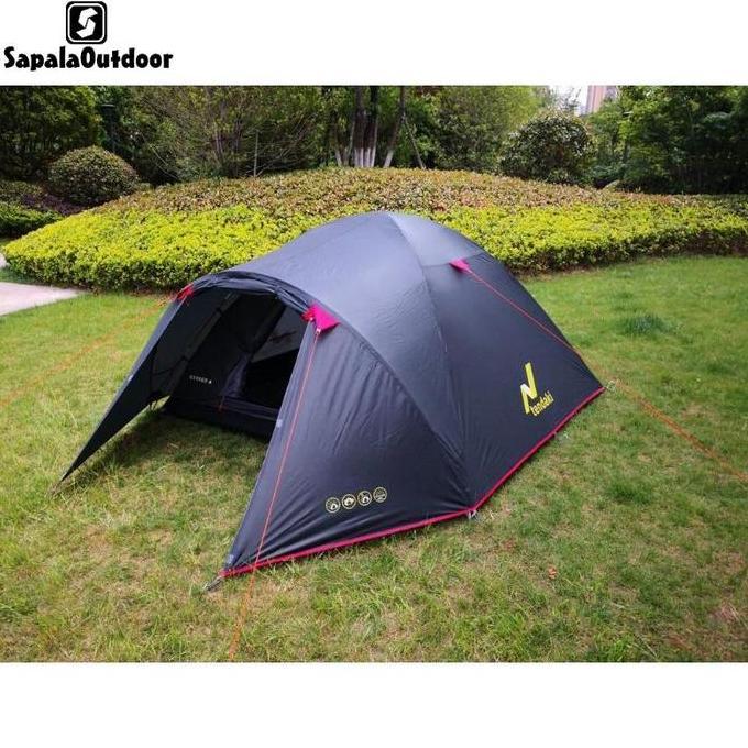 Terlaris Tenda Camping Tendaki Borneo 4 Doubel Layer