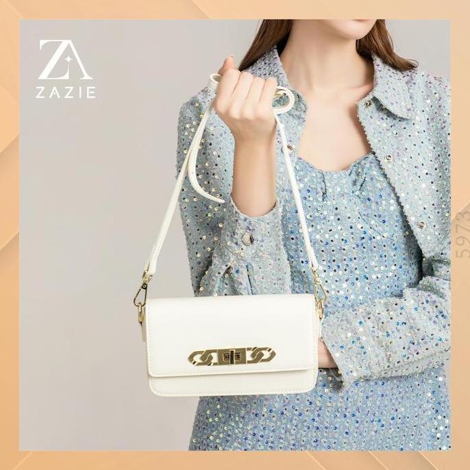 Key- Zazie-Tas Selempang Wanita, Fashion, Pu Leather Tasselempang Wanita(5973)