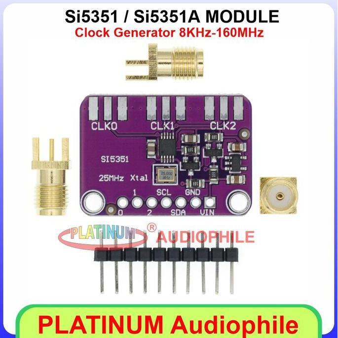 SI5351 SI5351A Signal Clock Generator 8KHz-160MHz MODUL SI5351 SI5351A