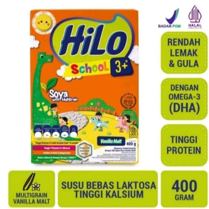 New- Hilo School 3+ Hilo School Original Soya Vanilla Malt Hilo School Chocolate