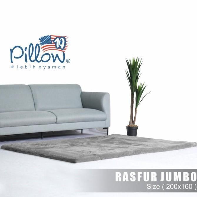 New- KARPET BULU JUMBO PILLOW ORIGINAL UK 210x160cm tebal -+ 5cm