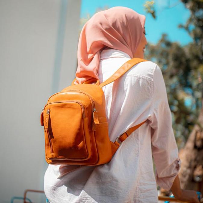 Leather Backpack I Tas Ransel Kulit Wanita BUCINI Askia