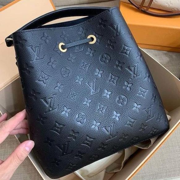 TAS L0UIS VUITT0N NEONOE BLACK EMPREINTE MM