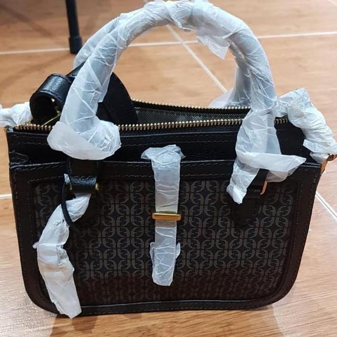 fossil ryder mini satchel black brown