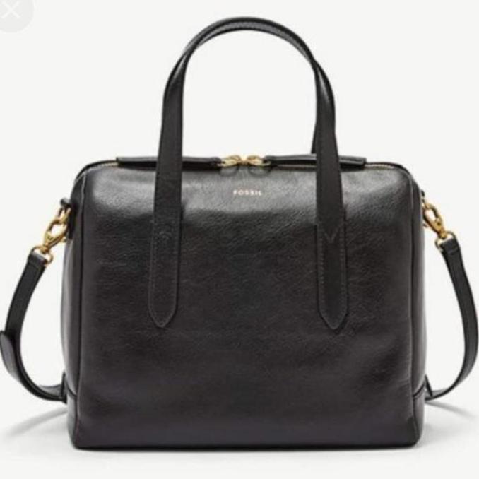 Tas Wanita Merk Fossil Sydney Satchel Black