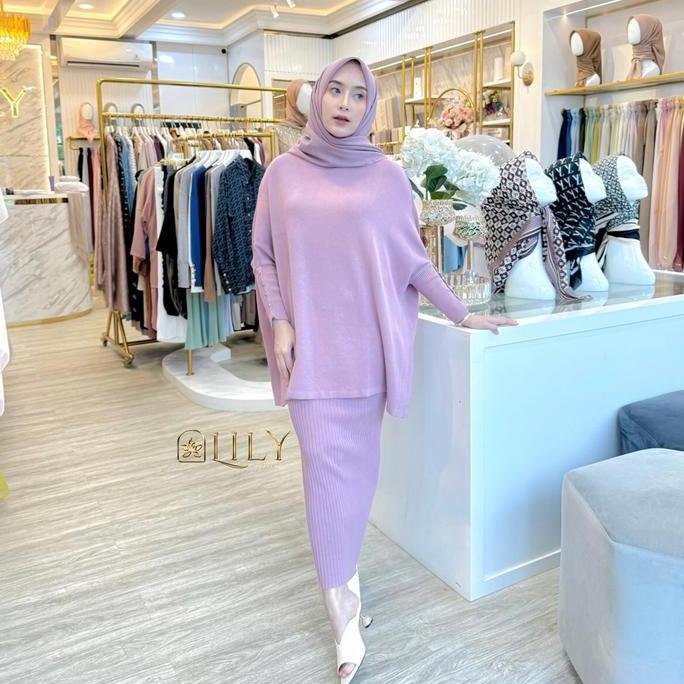 Lilyourstyle - Set Knit Batwing (OneSet Knit)