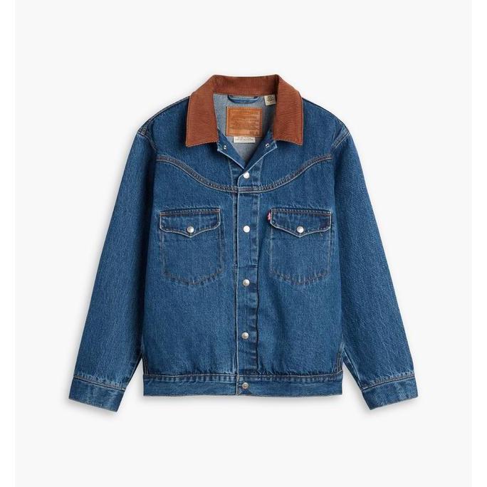 Demode_21 - Levis Western Shorthorn Trucker Jacket | Jaket Levi's Denim Pria Original Casual Premium