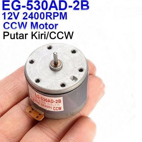 MOTOR DC 12V 2400 RPM TAPE KONVENSIONAL CCW 2 PIN DINAMO MOTOR TAPE DECK FOR PROJECT ELEKTRONIKA