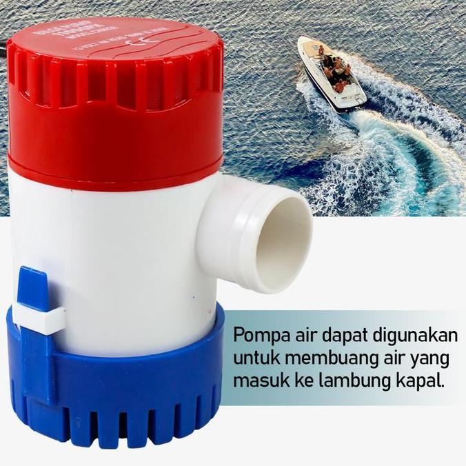 yanitrisemo - pompa air submersible bilge pump 12v ch828 white