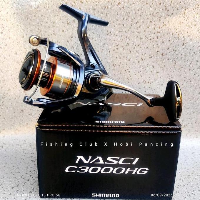 Reel Shimano Nasci Fd 2025 500 1000 2500 C3000 4000 Xg C5000 Power Handle