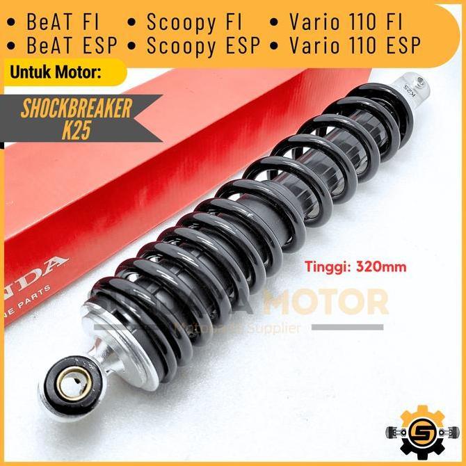 SHOCKBREAKER ORIGINAL HONDA K25 SHOCK BELAKANG BEAT FI SCOOPY ESP BEAT STREET VARIO 110 LED BEAT POP