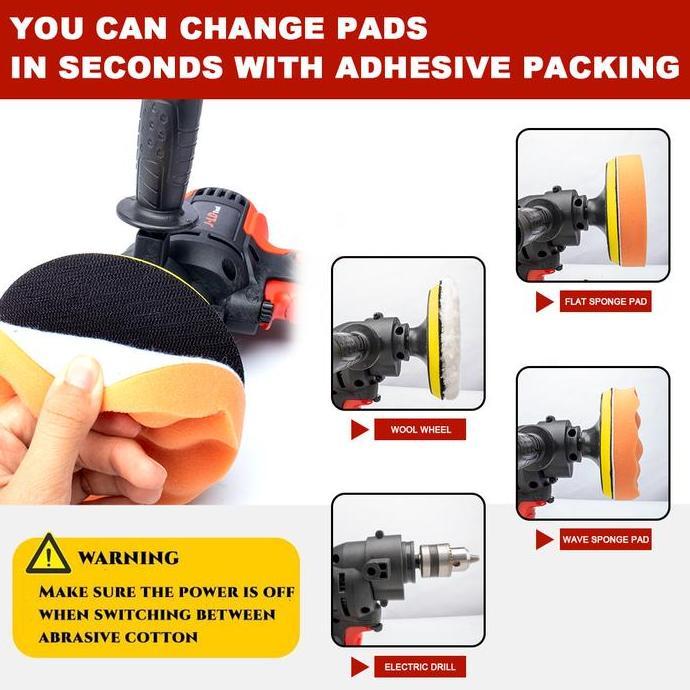 JLD 3 IN 1 MESIN POLES J3310 MESIN POLISHER 5INCH MESIN POLES BODY MOBIL LENGKAP ALAT POLES MOBIL LE