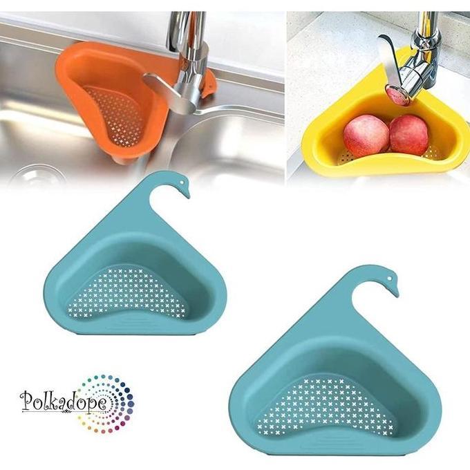 Oncare Official - Rak Sudut Tirisan Wastafel Segitiga Angsa Plastik - Rak Sudut Westafel