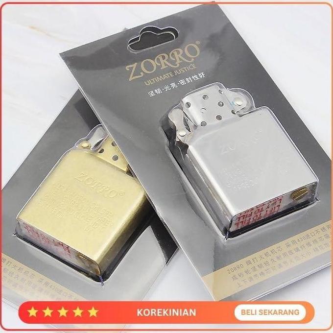 begionezz - insert korek api minyak zorro lighter original