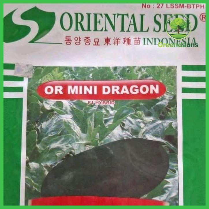 BENIH SEMANGKA MERAH F1 OR MINI DRAGON BY ORIENTAL SEED TAMAN TANAMANA BIBIT PEKARANGAN HIASAN BUAH 