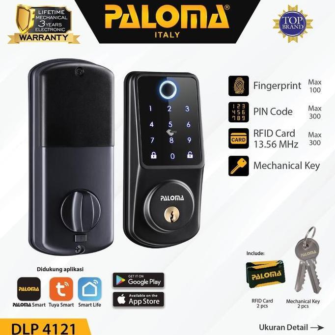 paloma digital lock smart home door|| dlp 4121
