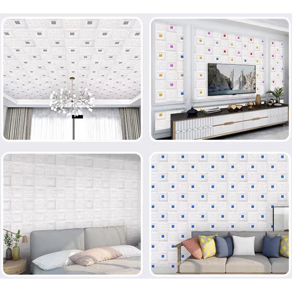 Hot` Kualitas Super Original Reseller Welcome - H719 3D Wallpaper Dinding Foam / Wallpaper Motif Bat