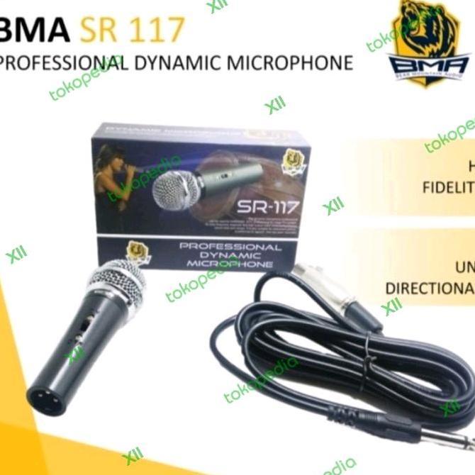 Bma Sr~117 Mini Mic Kabel Tag Gendang Professional Dynamic Mic