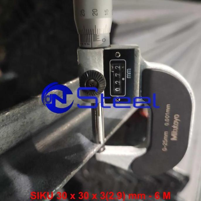 Besi SIKU 30 x 30 x 3 mm - 6 M