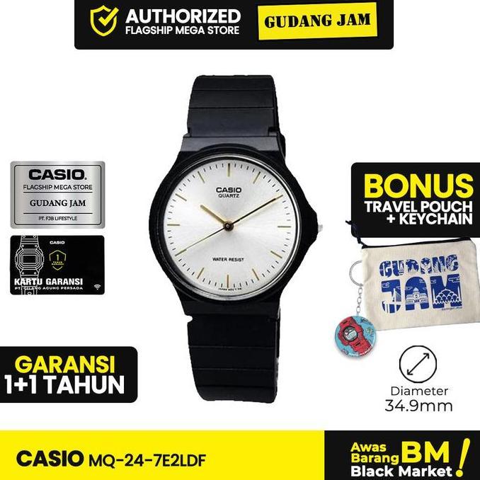 Sale Casio General Mq-24-7E2Ldf |Jam Tangan Pria | Mq-24-7E Mq-24 Mq24