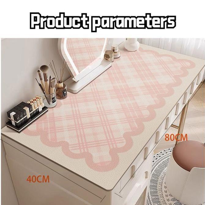 CALAVO [40*80CM] taplak meja kain aesthetic, Alas Meja Rias Anti Air Taplak Meja Lucu Estetik, Tapla