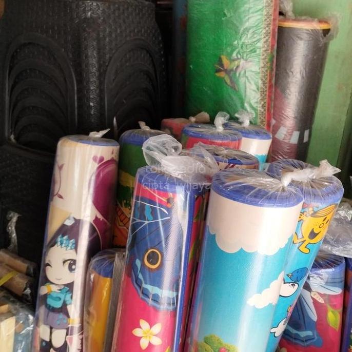 Karpet Tikar Spons Gulung Plastik Serbaguna 160 X 200 CM / Tiker Piknik Besar Tebal Awet 160X200CM