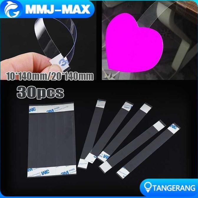 WODRUFT 30pcs Wobbler Promosi Mika Label Harga Mika Mika Display Promo Card Mika Label Harga Rak Tok