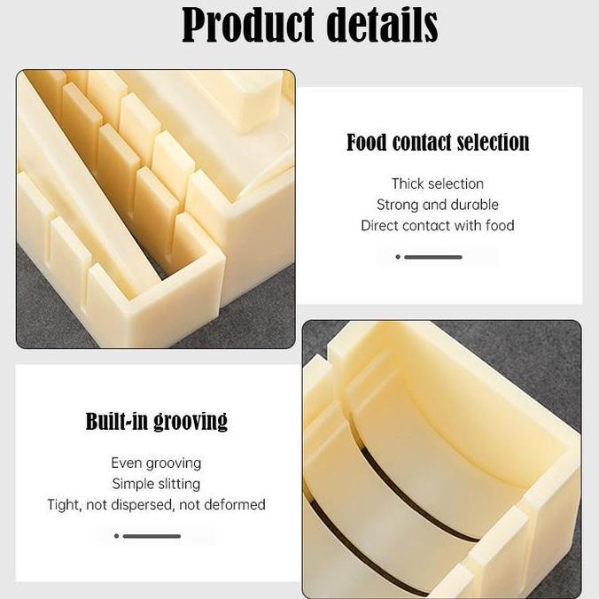 Kithch- Alas Gulung Sushi/Set Sushi/Alat Gulung Sushi/Alas Sushi Bambu/Cetakan Cetakan Kitchenware T