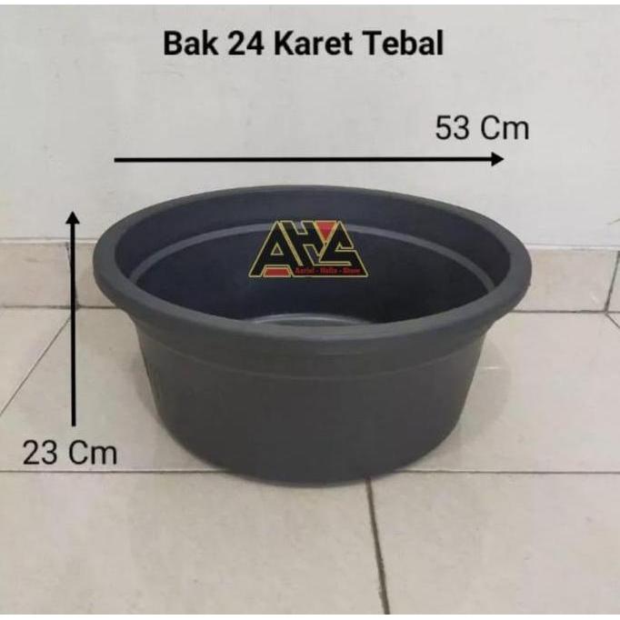 BAK 24 KARET  HITAM ANTI PECAH/BAK JUMBO tempat penampung air