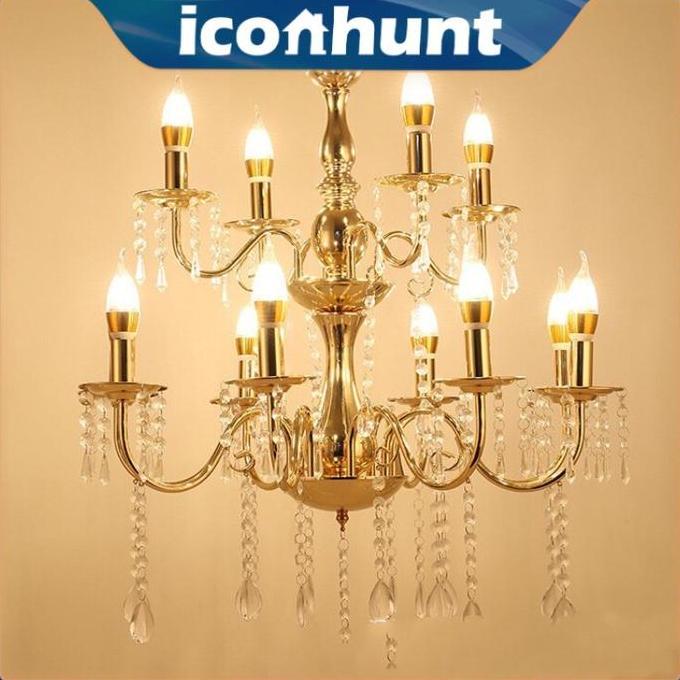 Best- Lampu Gantung Kristal ruang tamu Lampu Gantung Kristal Gaya