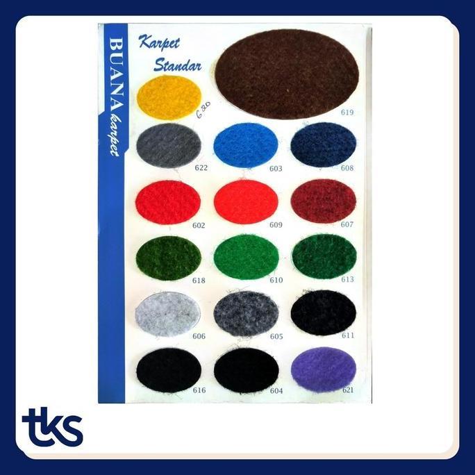 Karpet Bludru Polos BUANA Meteran (Lebar 2m) / Karpet Mushola / Karpet Lantai / Karpet Panggung