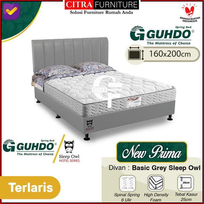 Guhdo Springbed New Prima 160x200x25 - Full set | Gudho Spring bed