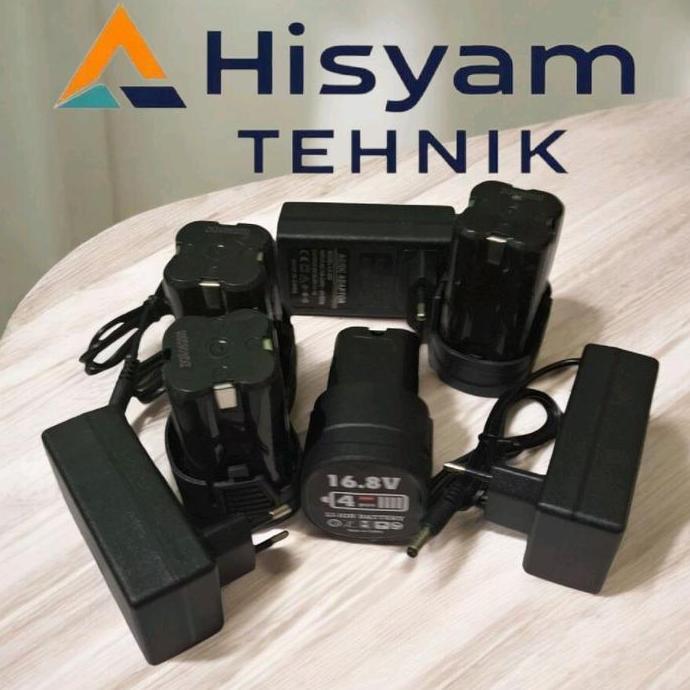 Baterai Mesin Bor Cordless 16.8Volt Li-Ion Batre 16.8V Li-Ion Ast Mukete Jld Hilda Xennon