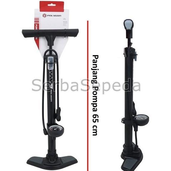 Pompa Sepeda - Pompa Lantai Polygon STX