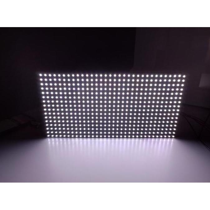 Terpopuler- Panel Module Modul Led P10 Running Text Dip Putih Outdoor