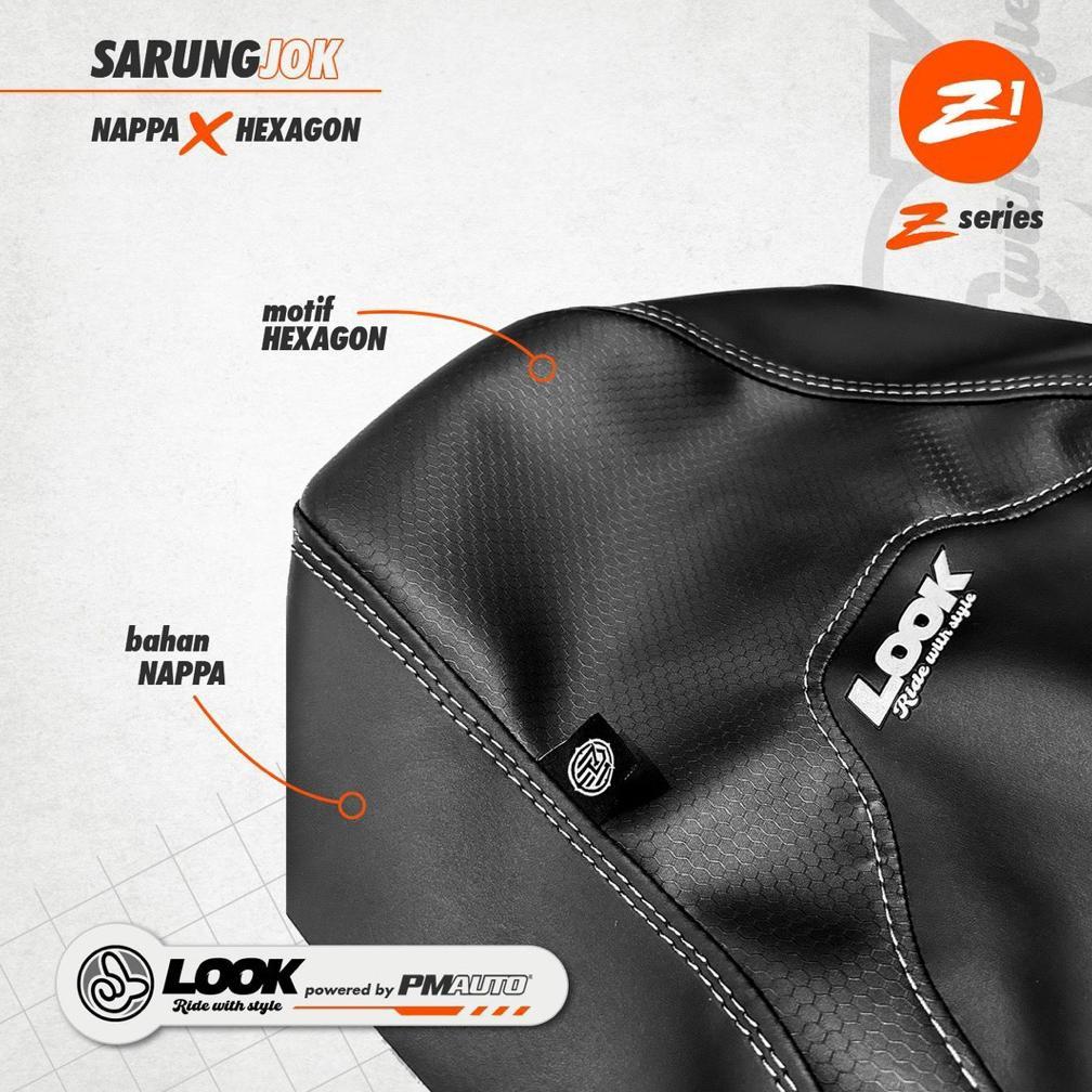 Kulit Jok Motor Motif Carbon Hexagon,Motif Carbon 3d kotak Vario Beat Mio Scoopy Nmax Pcx Aerox Adv 