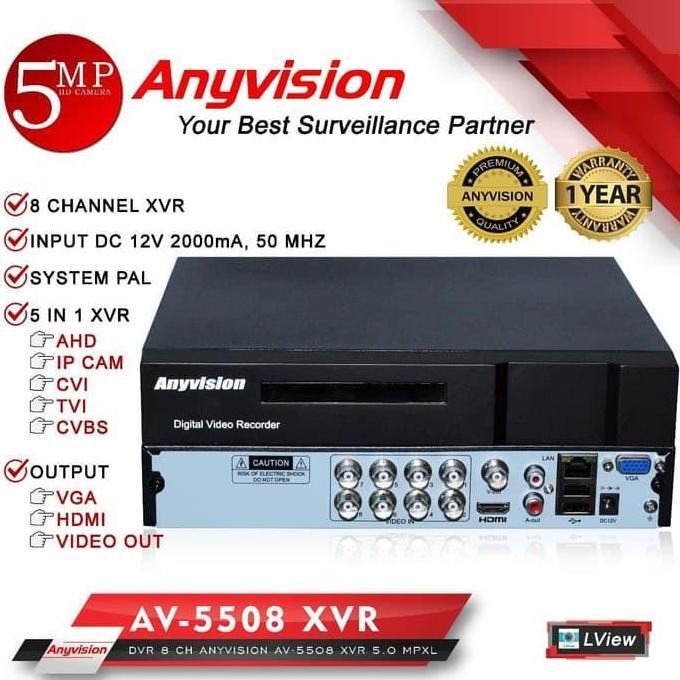 dvr cctv 4 channel anyvision