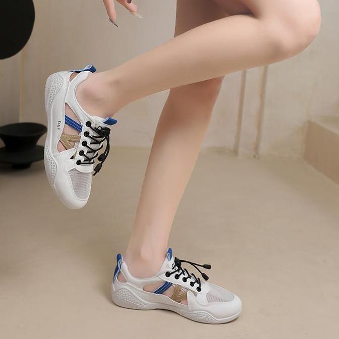 Jelitashoes- Df 694 Sepatu Wanita Sneakers Wanita Putih Premium Quality Casual Shoes