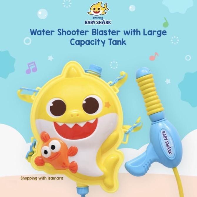 Pinkfong Baby Shark Backpack Water Toy / mainan air Promo Premium