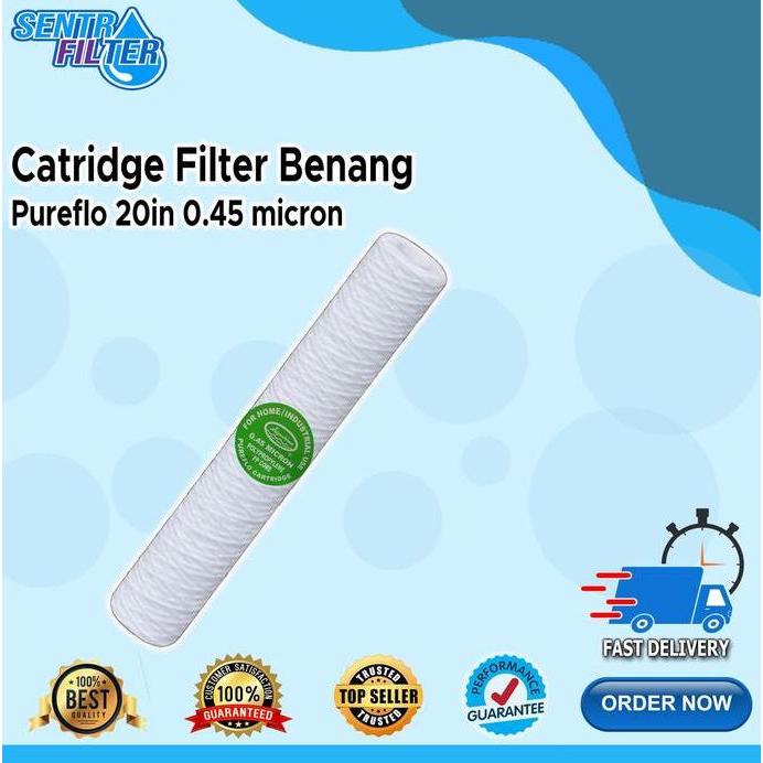 Cartridge Filter Air - Filter Benang Pureflo 20In Terbaik