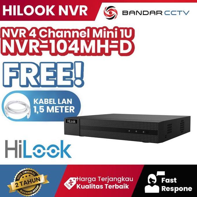 HILOOK nvr 4 channel nvr-104MH-D