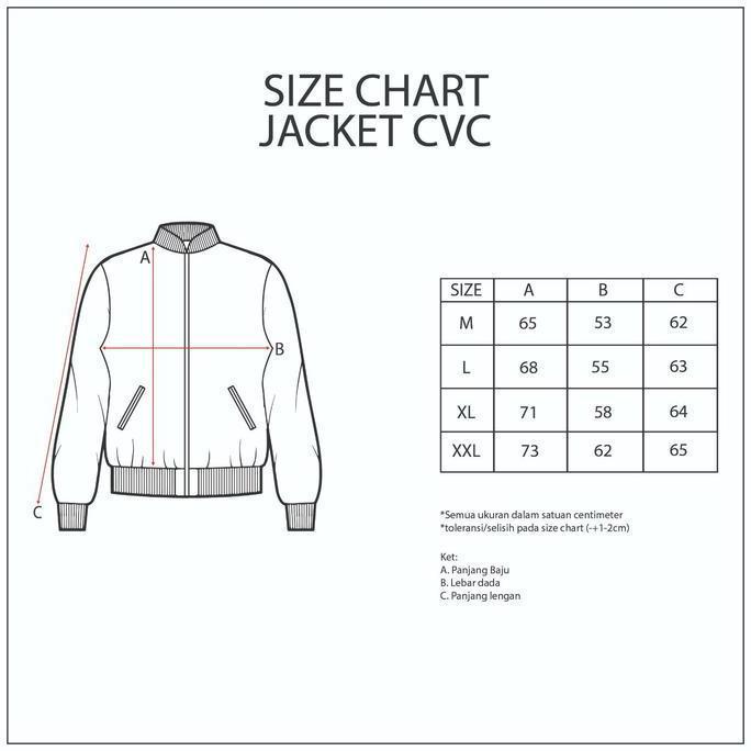 d&f Jacket pria bomber d&f- Navy