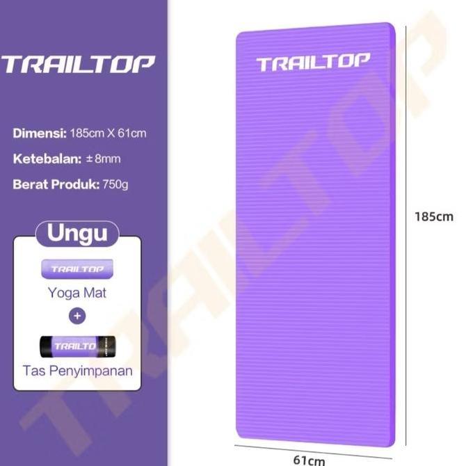 Matras Olahraga Trailtop Matras Yoga Matras Olahraga Tebal Matras Olahraga Karpet Olahraga Karpet Yo