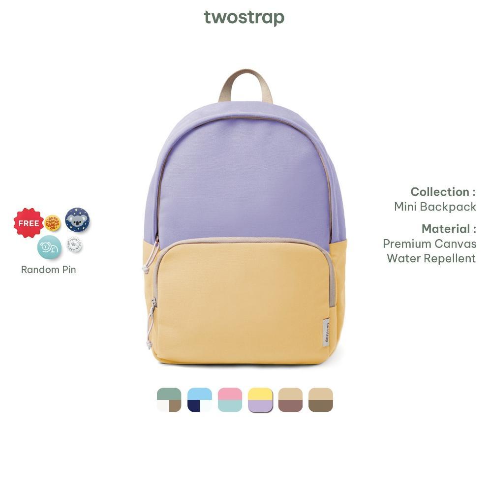 TWOSTRAP - Mini Woofly Backpack - Tas Ransel Laptop Wanita 12 inch