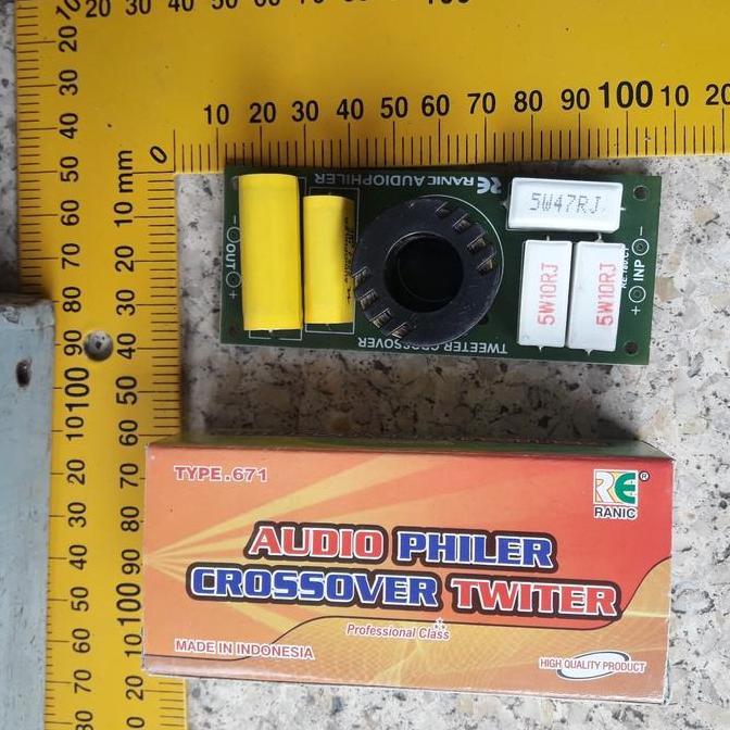 kit audio crossover pasif twetter speaker sound system