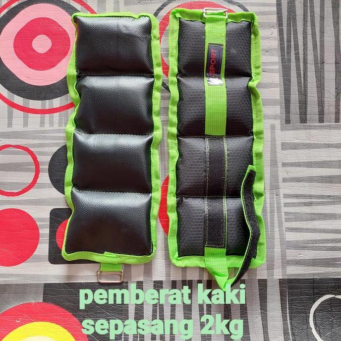 Pemberat kaki 2kg bendel kaki fitness Penguat otot kaki beban olahraga