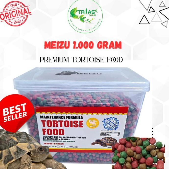 Makanan kura darat 1Kg Tortoise food/makanan kura kura darat sulcata pardalis aldabra dan kira darat