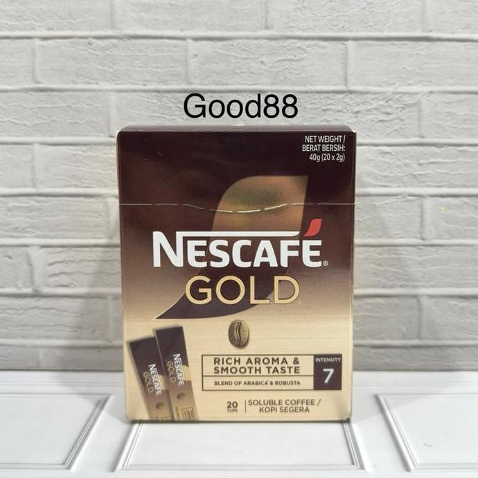 BOUNCEZZ - NESCAFE GOLD SACHET BOX INTENSITY 7 COFFEE 2PCS